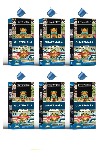 Livy Coffee® Nespresso Uyumlu Kapsül Kahve Guatemala 60 Kapsül