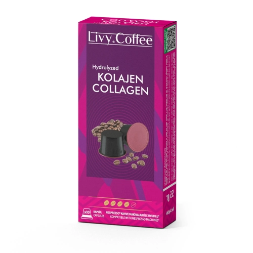Kolajen - Collagen Nespresso Uyumlu Kapsül Kahve 10 Kapsül